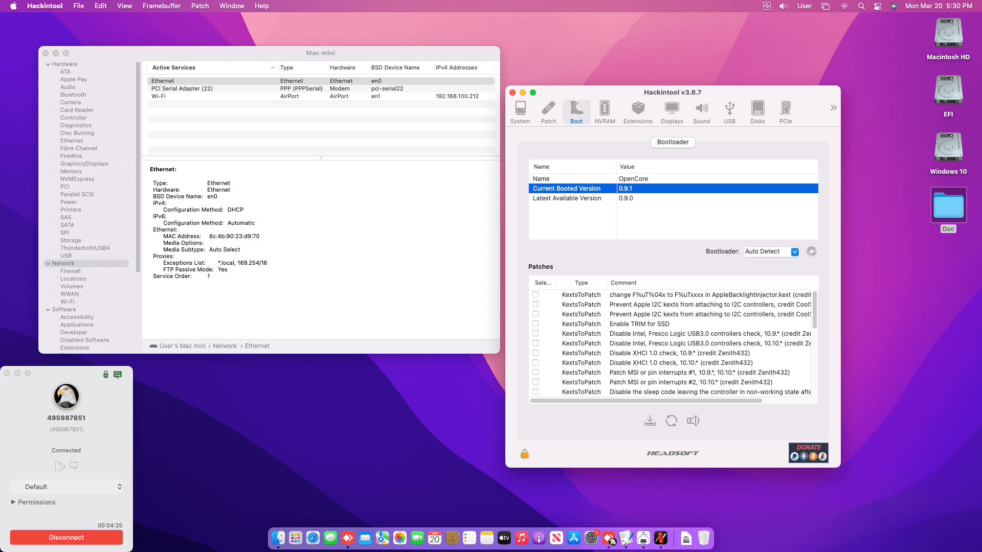 Lenovo ThinkCentre M700 Tiny [SkyLake   Intel HD 530]   OpenCore 8